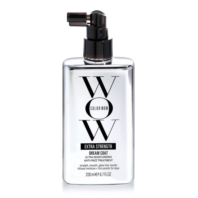 Packaging of Color Wow Dream Coat Anti Humidity Treatment Spray and Anti Frizz Hair Smoothing Spray with built-in thermal protection. Award_2