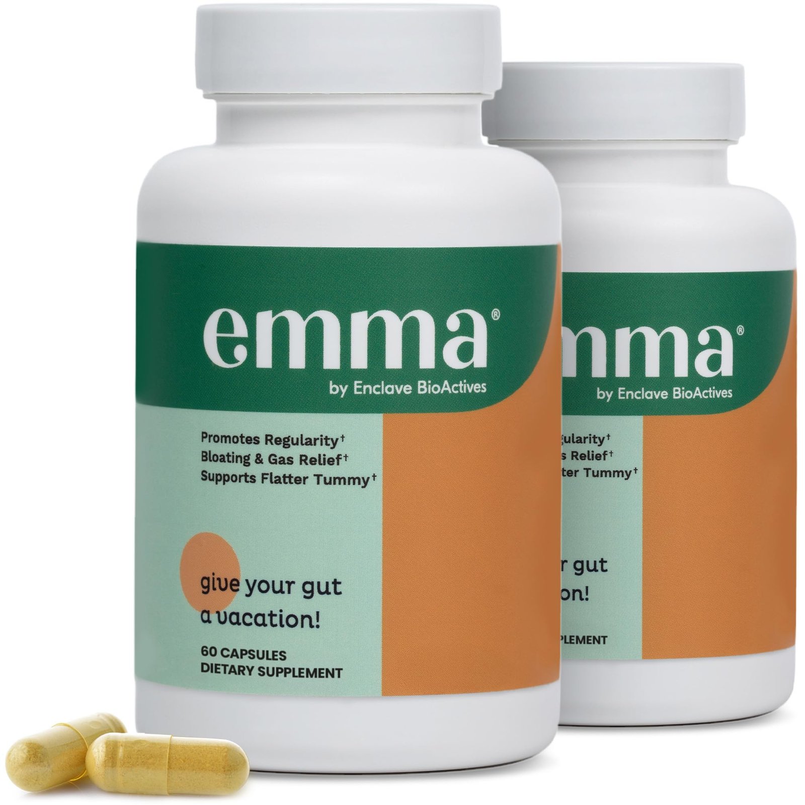 1 Pack Emma Gut Health Relief, Doctor-Approved for Women and Men, Gut Health Support, Constipation, Bloating, and Gas, with Berberine and Resveratrol Quer 2.
