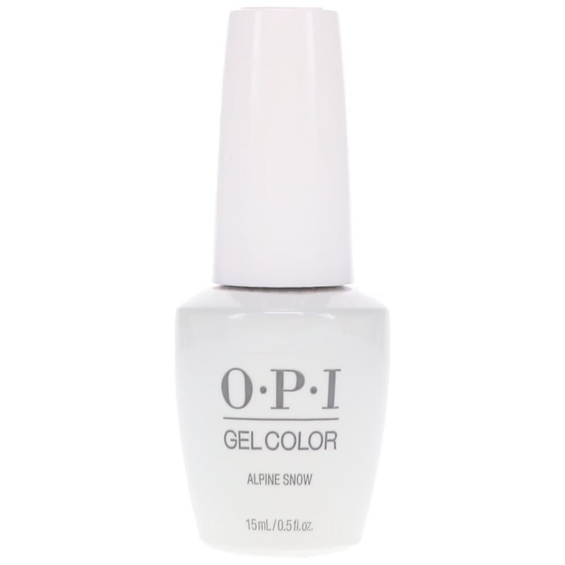 OPI Gel Color Nail Polish, Alpine Snow (L00), 15 ml/0.5 fl oz.