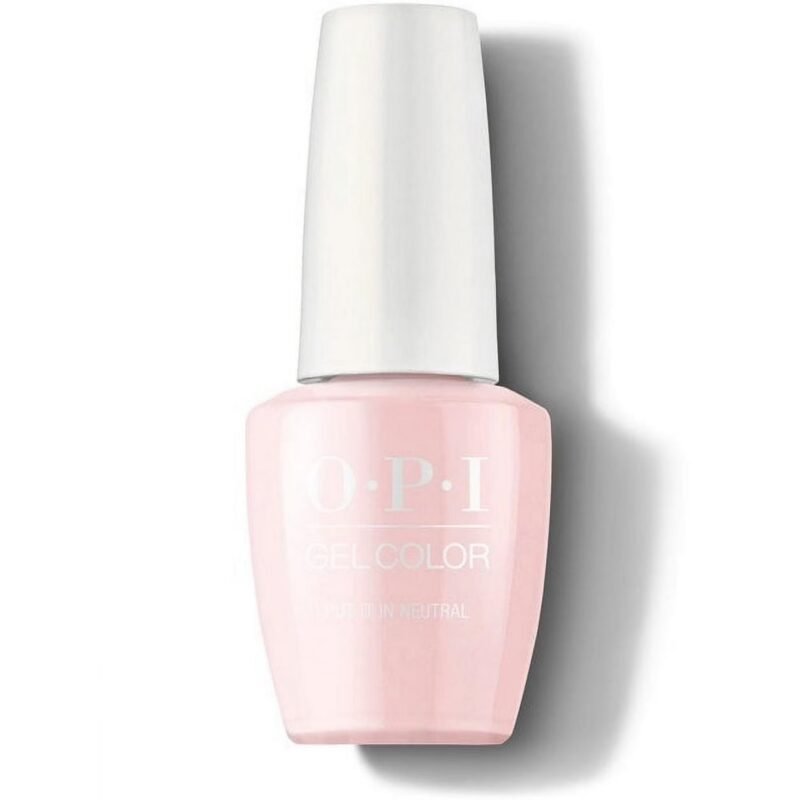 OPI Gel Color Gel Nail Polish, Put It In Neutral (T65), 15 ml/0.5 fl oz.