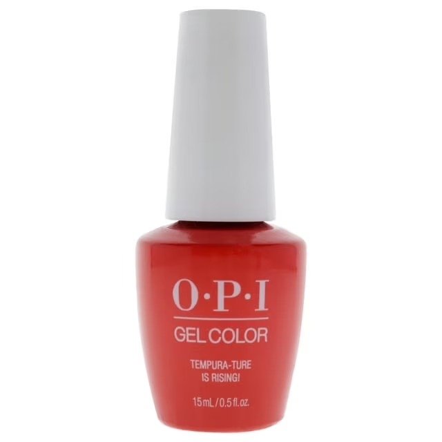 OPI Gel Color Nail Polish, Tempura-Ture Is Rising! (T89), 15 ml/0.5 fl oz