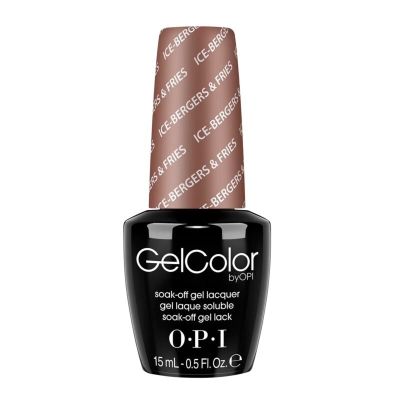 OPI GelColor Gel Nail Polish, Dumplings & Fries (N40), 15 ml/0.5 fl oz.