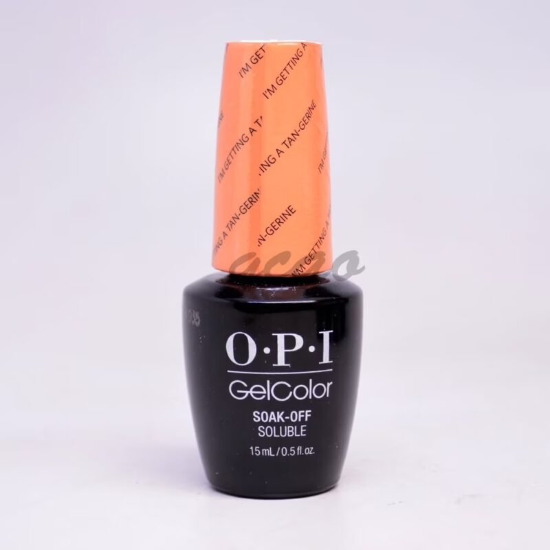 OPI GelColor Gel Nail Polish "I'm Getting A Tan" - Gerine (R68), 15 ml/0.5 fl oz.