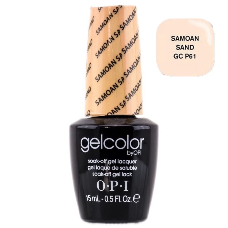 OPI GelColor Gel Nail Polish in Samoan Sand (P61) 15ml/0.5 fl oz.