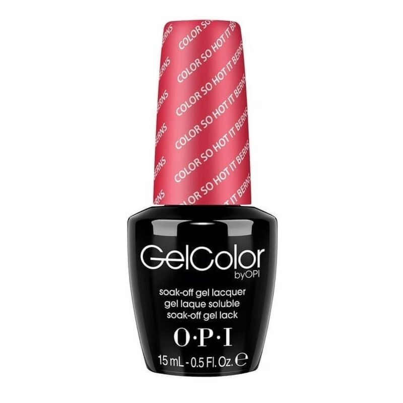 OPI GelColor Gel Nail Polish in So Hot It Burns (Z13) 15ml/0.5 fl oz.