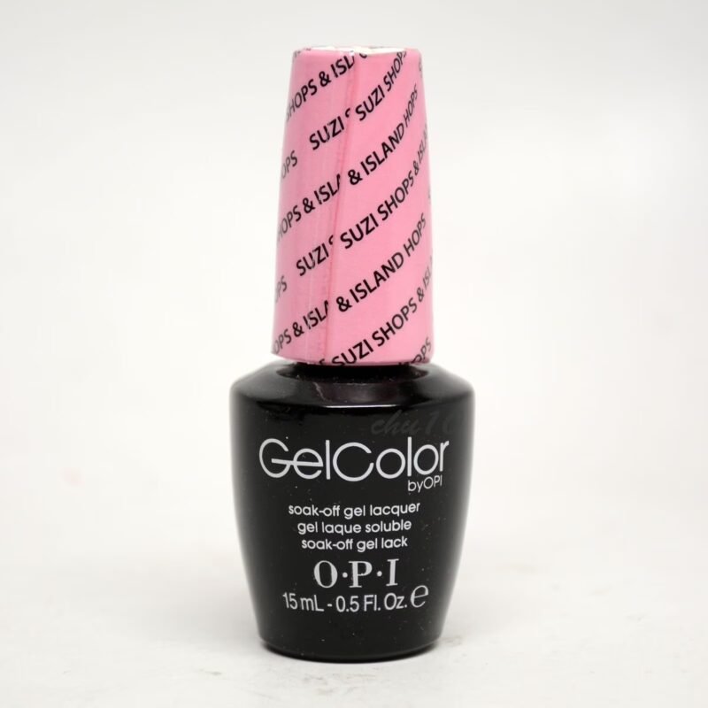OPI GelColor Gel Nail Polish, Suzi Shops & Island Hops (H71), 15 ml/0.5 fl oz