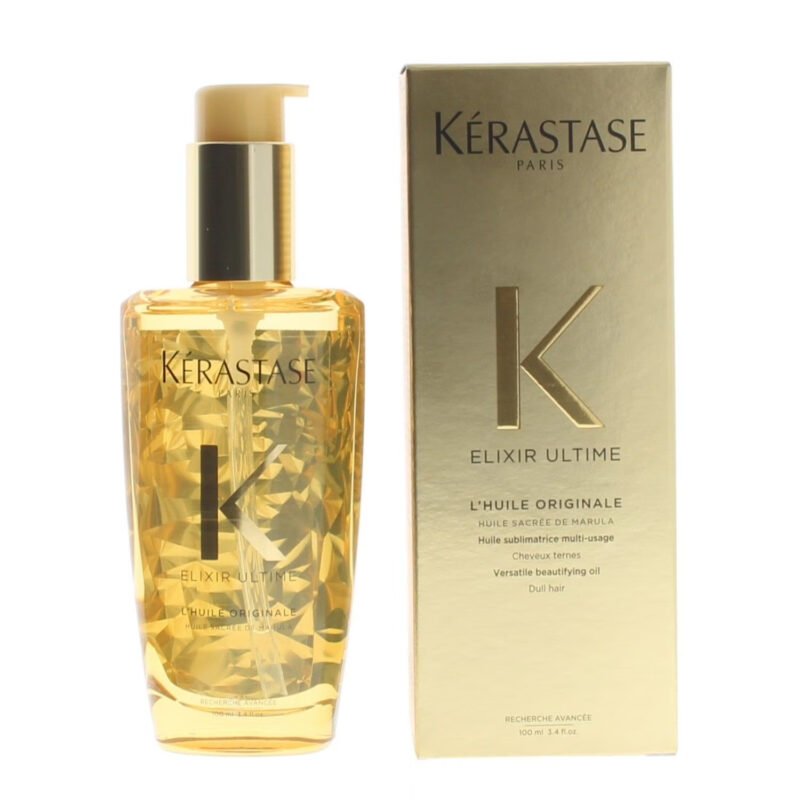 1 Pack Kerastase Elixir Ultime L Huile Originale All-Purpose Hair Oil, 3.4 fl oz