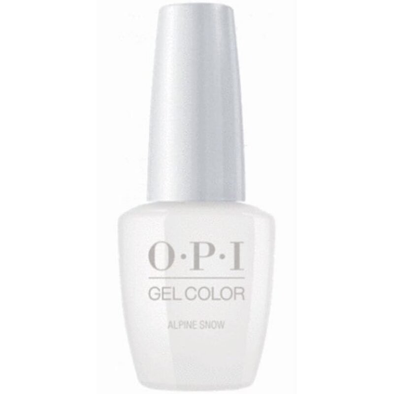 OPI Gelcolor Gel Nail Polish, Alpine Snow, 0.5 fl oz.